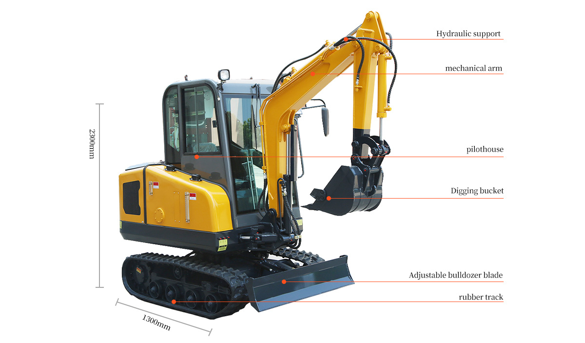 MINI CRAWLER HYDRAULIC EXCAVATOR