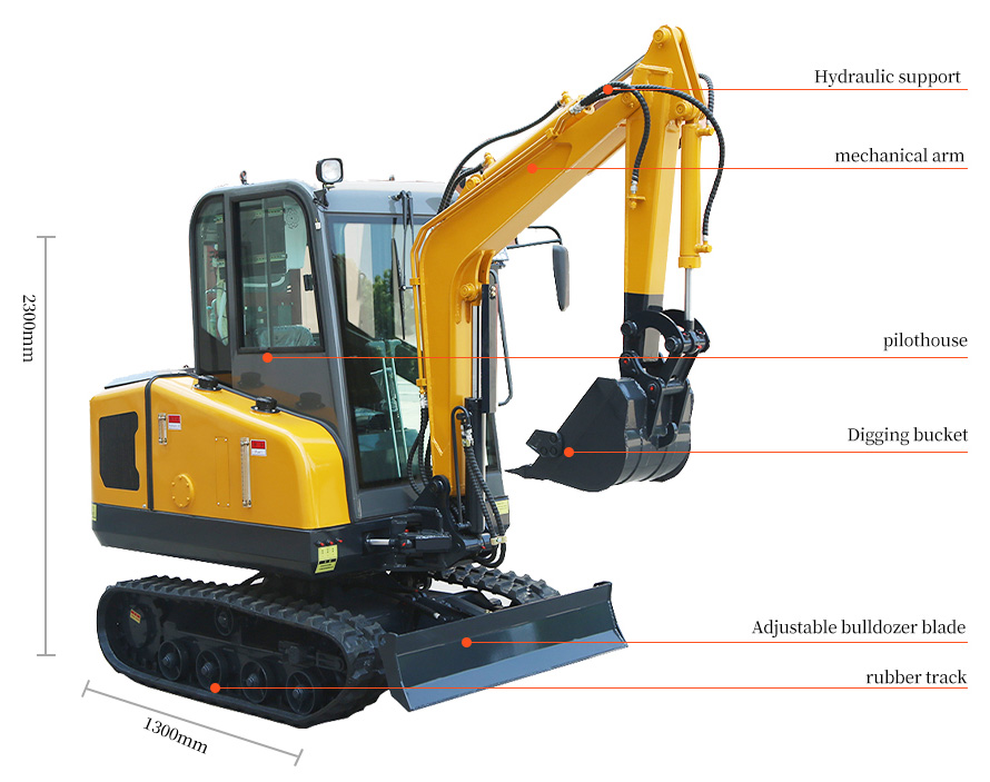 MINI CRAWLER HYDRAULIC EXCAVATOR