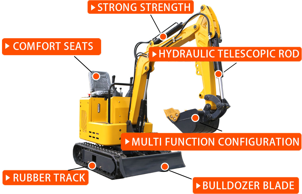 ZM10 1TON GARDEN DIGGER STRUCTURE